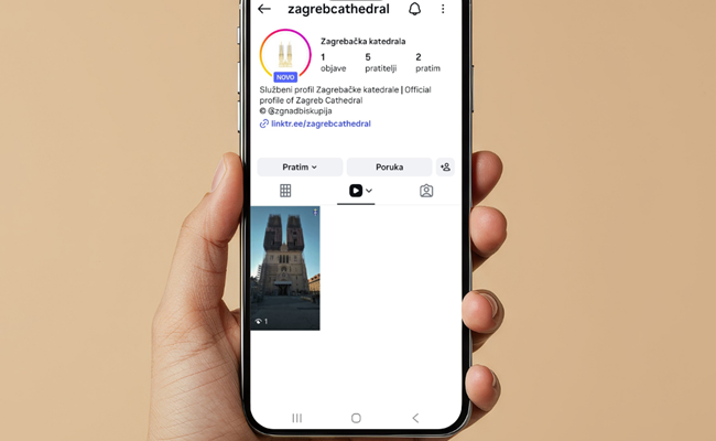 Otvoren Instagram profil Zagrebačke katedrale